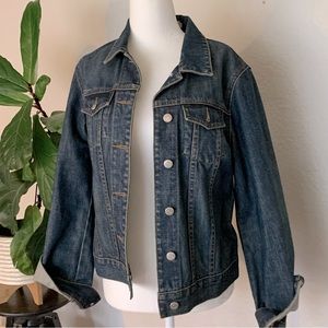 J. Crew Blue Denim Jean Women’s Jacket Trucker Size Small-